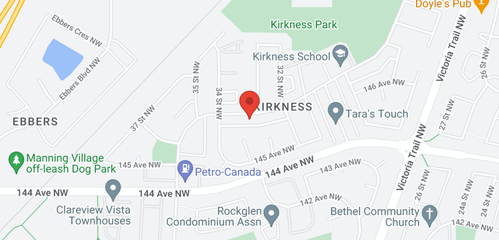 map of 493 KIRKNESS RD NW NW